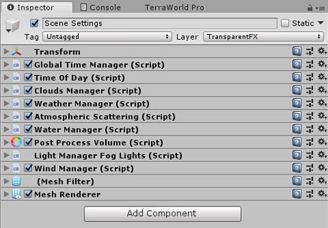 Advanced Settings on TerraWorld