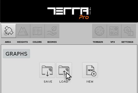Save/Load Graphs on TerraWorld